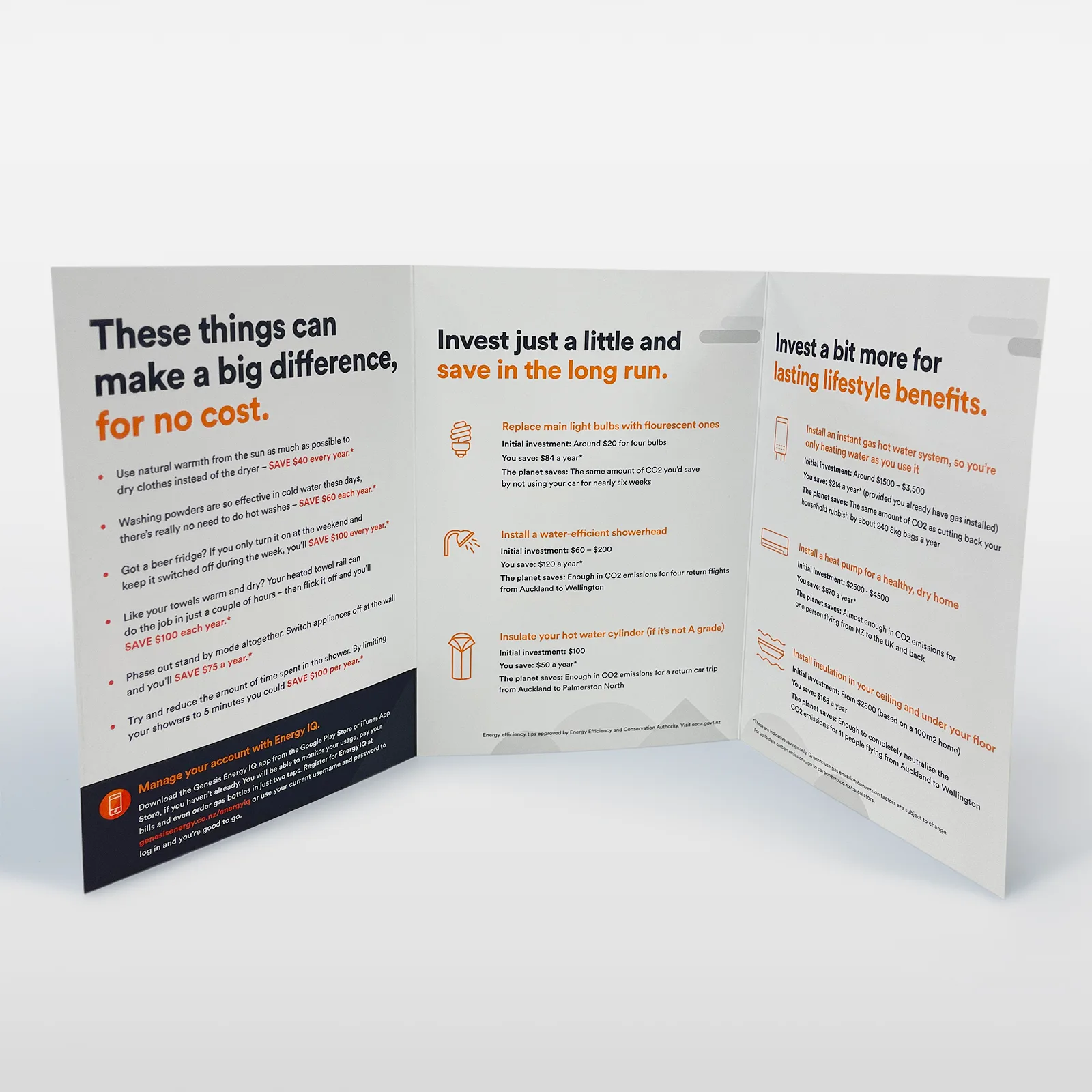 Genesis Energy Saving Information