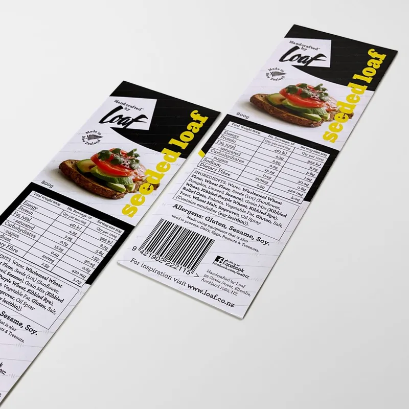 Loaf Labels