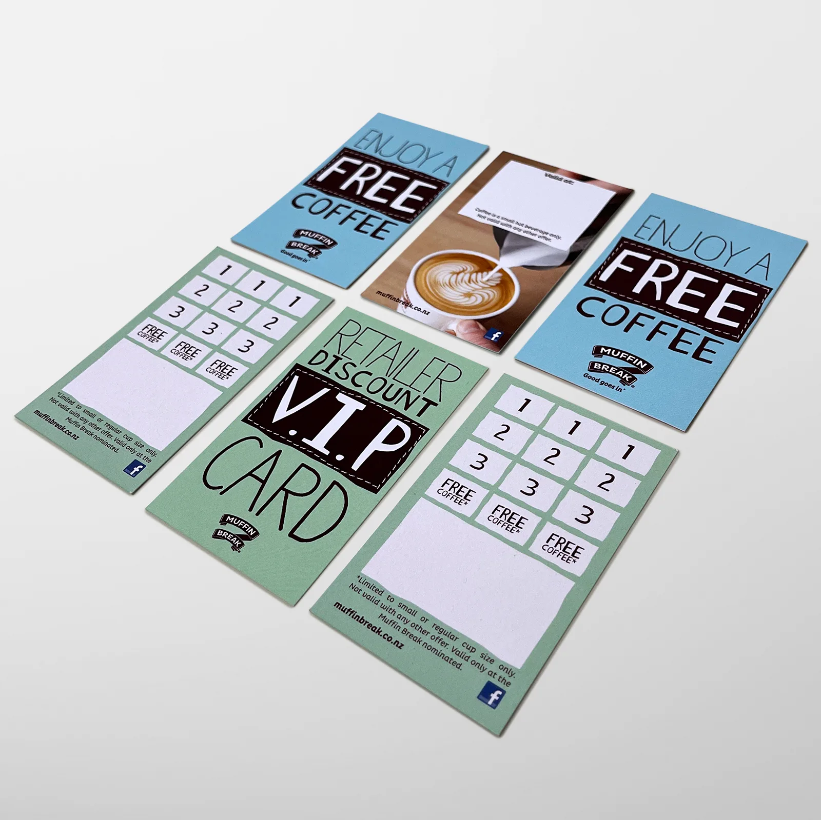 Muffin Break Coffee Loyalty Cards