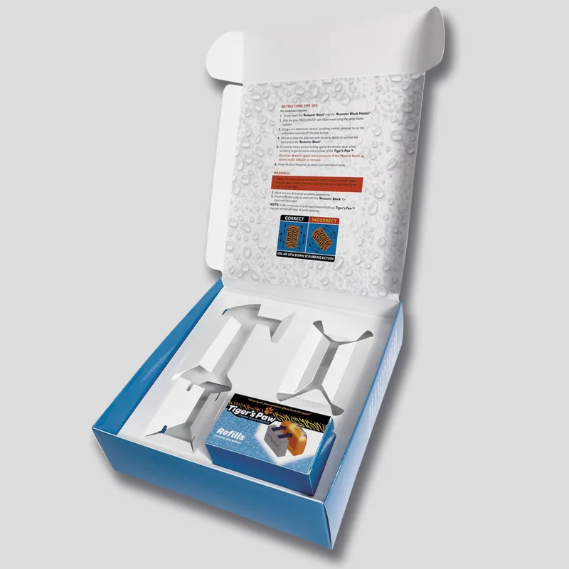 Tigers's Paw Shower Glass Box